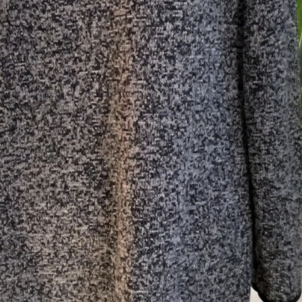 Elegant TAHARI Arthur Levine Open Front Jacket Classic Courture Timeless Tweed